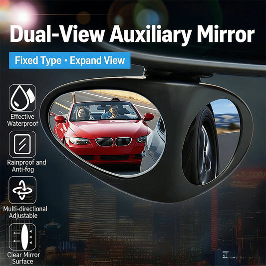🥳2026 HOT SALE🥳💞50K+ SOLD!🚗✨HD Waterproof Dual-Sided Parking Mirror