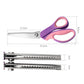 🥳2026 HOT SALE🥳💞50K+ SOLD!✂️Multipurpose Pinking Shears Serrated Scissors
