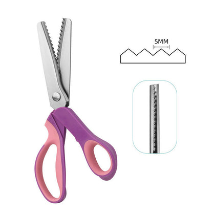 🥳2026 HOT SALE🥳💞50K+ SOLD!✂️Multipurpose Pinking Shears Serrated Scissors