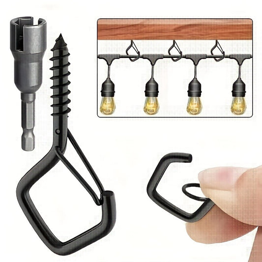 🥳2026 HOT SALE🥳💞50K+ SOLD!🔥Square Snap Hanging Hooks | Secure & Rust-Proof