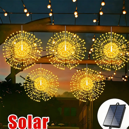 💖LAST DAY SALE 50% OFF!!💖Solar Firework String Lights for Yard & Parties
