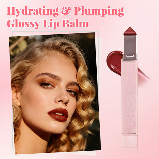 🌿Hydrating Lip Plumping Balm | Non-Sticky Glossy | Vegan & Natural