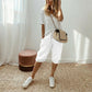 ⏳SUMMER HOT SALE⏰Women's Casual Cotton Linen Capris