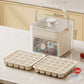 🧊2026 HOT SALE 50% OFF! 🥤 Ice Cube Maker with Storage – 48 cubes at once, leak‑proof lid. Stackable, saves space. 🏖️