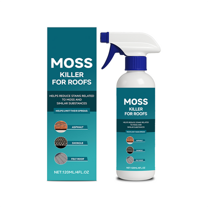 ⏳Last Day Promotion - BUY 2 GET 1 FREE!!🔥Multi-Surface Roof Moss & Algae Cleaner Spray