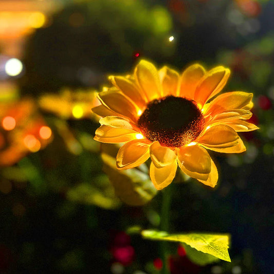 ⏳Time-Limited Special Price: ￡9.99!!⏰Sunflower Solar Garden Stake Led Lights🌻