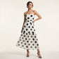 🏖️Summer cool-down deal: 50% OFF!!💕 Polka Dot Strapless Dress - Summer Must-Have! ✨