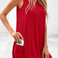 🟣Summer Hot Sale 49% OFF🧊Sleeveless Crewneck Women's 2 Piece Sets Summer Matching Lounge Shorts Set Resort Airport Travel Outfit Split Hem Casual Clothes