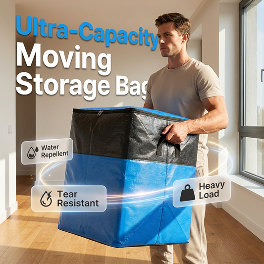 🔥LAST DAY SALE ONLY ￡7.99!!🔥StorMax™🇬🇧180L Waterproof Moving Storage Bags🏆Heavy-Duty • Extra-Large • Reusable ✅️