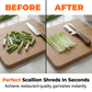 ✨LIMITED SALE BUY 1 GET 1 FREE!!✨3-in-1 Scallion Shredder & Peeler Kitchen Tool