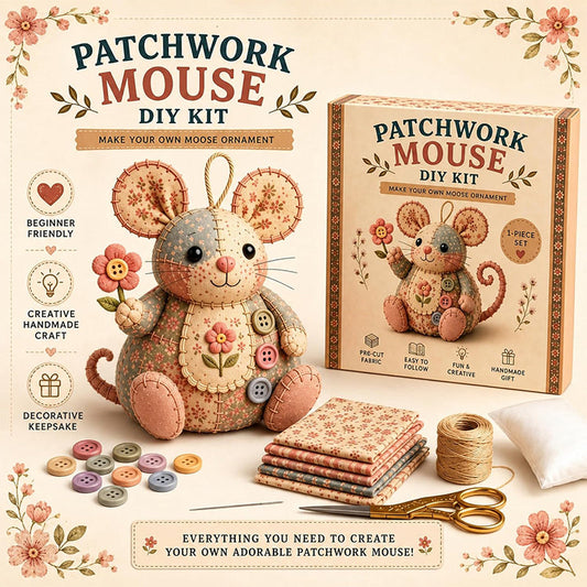 🎁Last Day Promotion 49% OFF🔥Handcrafted Vintage Mouse Plush Sewing Kit