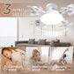❄️LAST DAY SALE 50% OFF!!❄️Aerolux™ Ceiling Fan Light – 2-in-1 Silent LED with Remote 🌬️💡  Energy-Efficient Airflow & Dimmable Lighting for Bedrooms, Living Rooms & Conservatories 🏡✨