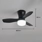 ❄️LAST DAY SALE 50% OFF!!❄️Aerolux™ Ceiling Fan Light – 2-in-1 Silent LED with Remote 🌬️💡  Energy-Efficient Airflow & Dimmable Lighting for Bedrooms, Living Rooms & Conservatories 🏡✨