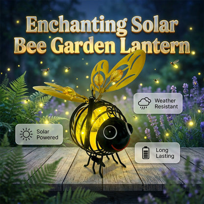 🔥Limited Time £9.99!! ⚡50K+ SOLD!✨🐝Hanging Solar Bee Light – Warm Amber Glow, Flicker-Free, Perfect for Garden Parties, Camping, or Kids’ Rooms – Spread Joy Day and Night 🌞🌜