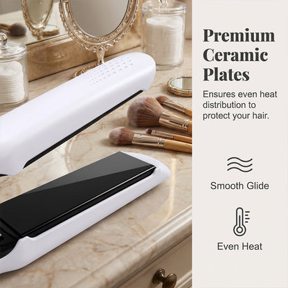 🥳2026 HOT SALE🥳💞50K+ SOLD!🔥2-in-1 Hair Straightener and Curler with Negative Ionic Care