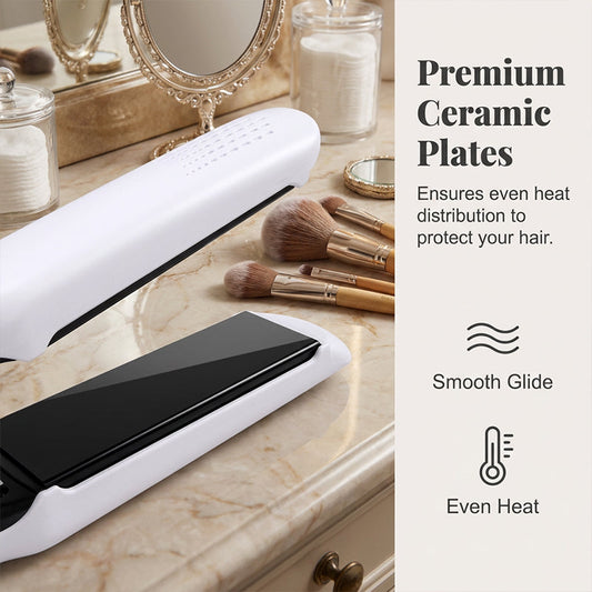 🥳2026 HOT SALE🥳💞50K+ SOLD!🔥2-in-1 Hair Straightener and Curler with Negative Ionic Care