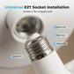 Dual-Head Ceiling Fan with LED Light