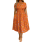 🎉LAST DAY SALE - 59% OFF⚡Women's V-Neck Floral Print Dress with Twist Waist