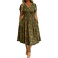 🎉LAST DAY SALE - 59% OFF⚡Women's V-Neck Floral Print Dress with Twist Waist