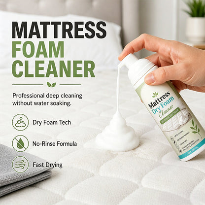 ⏳LAST DAY SALE ONLY￡7.99! ✨BUY 2 GET 1 FREE✨No-Rinse Mattress Dry Foam Cleaner