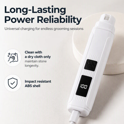 🥳2026 HOT SALE🥳💞50K+ SOLD!🎁✨ Electric Pet Nail Grinder with LED Power Display