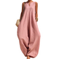 🌸Women's Sleeveless V-Neck Wide-Leg Jumpsuit with Pockets