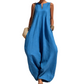 🌸Women's Sleeveless V-Neck Wide-Leg Jumpsuit with Pockets