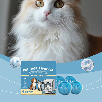 ⏳ LAST DAY! Only £6.99😺🐶 | Reusable Pet Hair Remover Laundry Balls