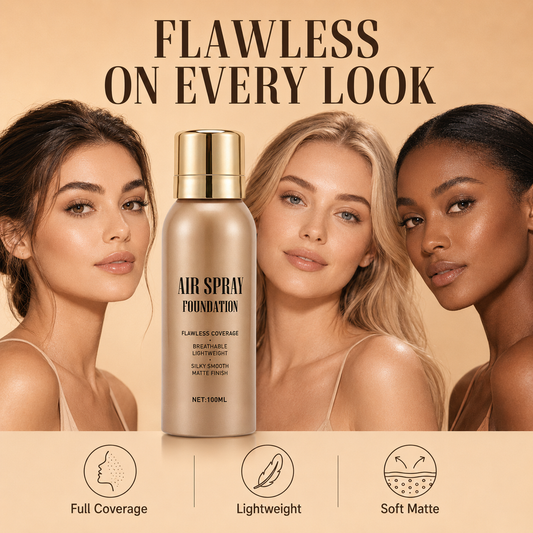 ⏳LAST DAY SALE ONLY￡6.99! 💄✨ 50% OFF! Air Spray Foundation – flawless full coverage, waterproof & sweatproof. Lightweight formula won't clog pores or cake – just spray & blend for a smooth, natural glow that lasts all day! 💋💖