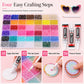 💕LAST DAY-50% OFF✨️AB Color Jelly Flatback Resin Rhinestones Kit with Storage Organizer Box Glue and Tools for DIY Nail Art Clothes and Phone Case Decoration