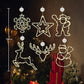 🎄🎅 CHRISTMAS MEGA SALE! 🎁 ONLY £7.99! 💖DIY Christmas Snowflake Suction Cup LED Lights ✨ | Battery Operated, Warm & Multi-Colour, Window Suction Lights, Christmas Home & Party Decor
