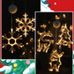 🎄🎅 CHRISTMAS MEGA SALE! 🎁 ONLY £7.99! 💖DIY Christmas Snowflake Suction Cup LED Lights ✨ | Battery Operated, Warm & Multi-Colour, Window Suction Lights, Christmas Home & Party Decor